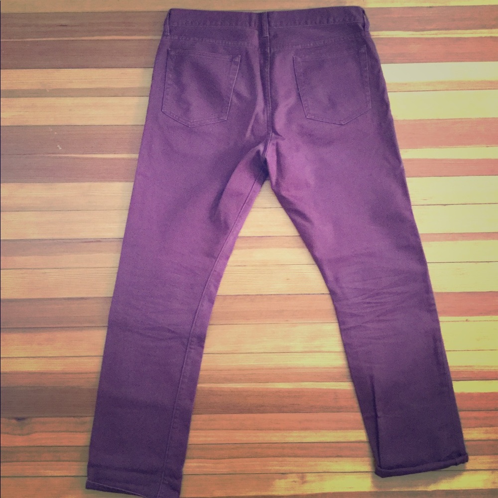 J. Crew Men’s Burgundy Cord Pants 34x32 770 fit
